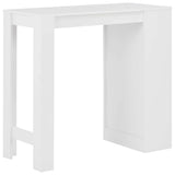 Vidaxl bartafel met schap 110x50x103 cm wit