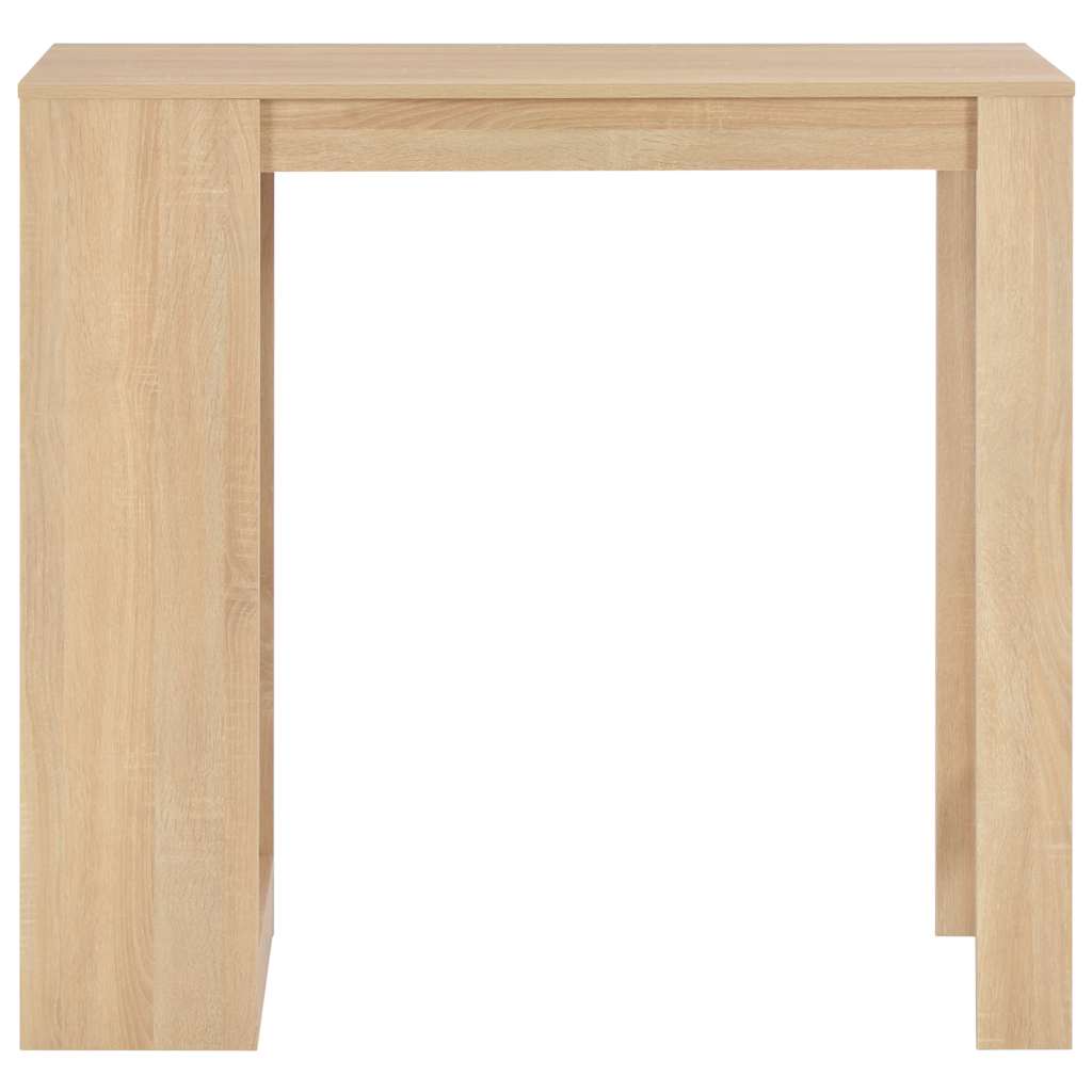 Vidaxl bartafel met schap 110x50x103 cm eikenkleurig
