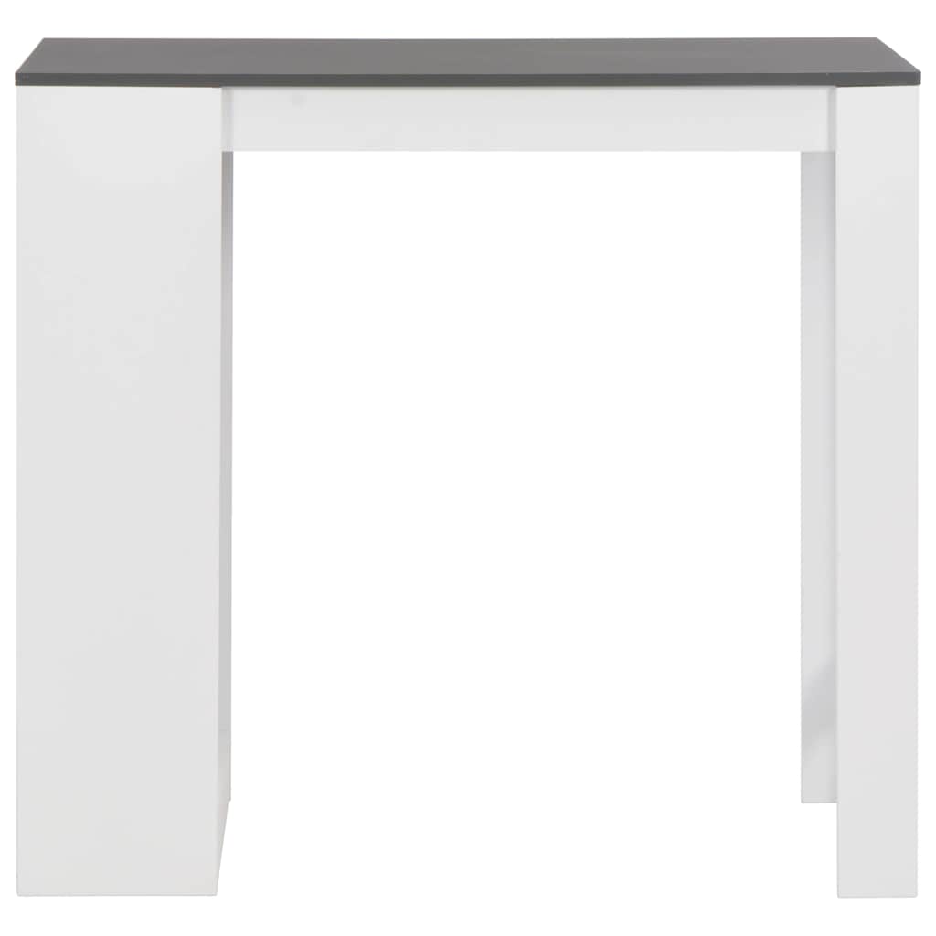 Vidaxl bartafel met schap 110x50x103 cm wit