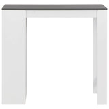 Vidaxl bartafel met schap 110x50x103 cm wit
