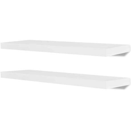 Vidaxl wandplanken 4 st 80 cm wit