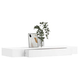 Vidaxl wandplanken zwevend met lades 2 st 80 cm wit