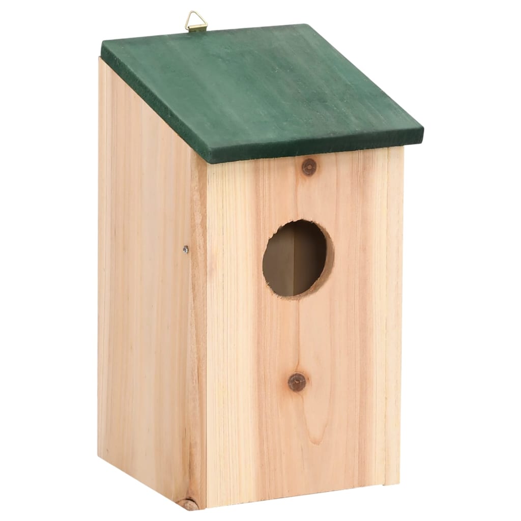 Vidaxl Bird Houses 8 pcs 12x12x22 cm de madera