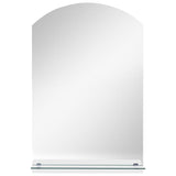 VidaXL wall mirror with shelf 20x40 cm hardened glass