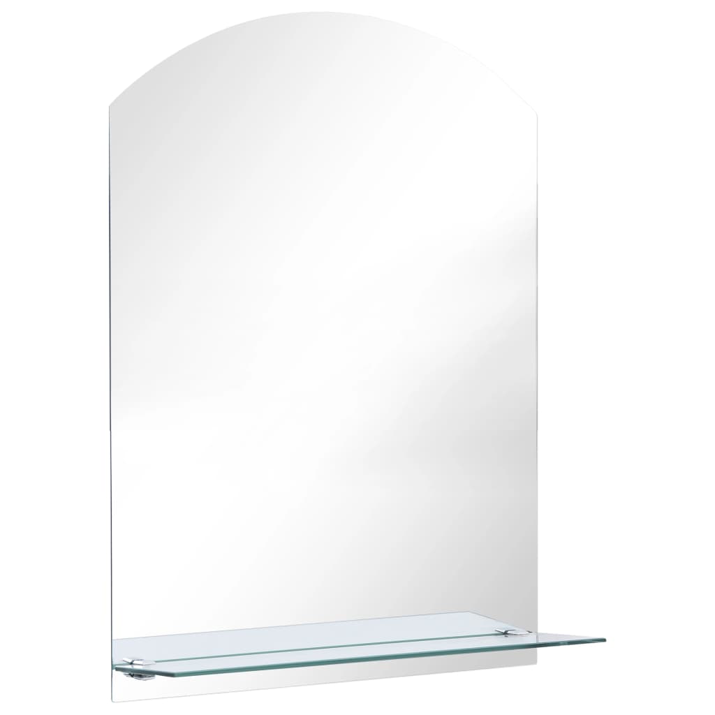 VidaXL wall mirror with shelf 50x70 cm hardened glass