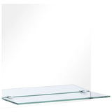 VidaXL wall mirror with shelf 30x30 cm hardened glass