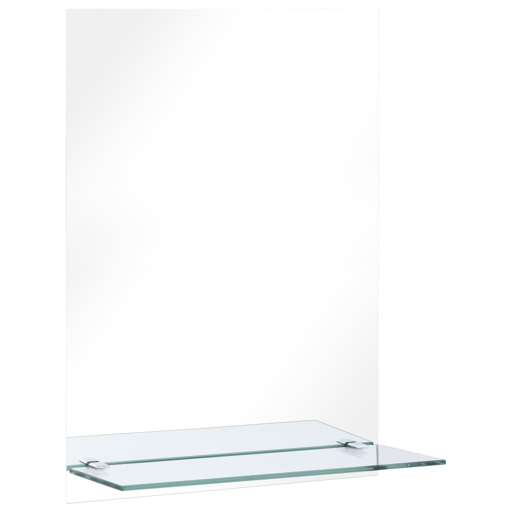 VidaXL wall mirror with shelf 40x60 cm hardened glass