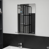 VidaXL wall mirror with shelf 40x60 cm hardened glass