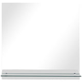 VidaXL wall mirror with shelf 60x60 cm hardened glass