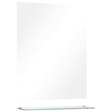 VidaXL wall mirror with shelf 50x60 cm hardened glass