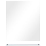 VidaXL wall mirror with shelf 50x60 cm hardened glass