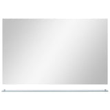 Vidaxl Wall mirror with shelf 100x60 cm hardened glass