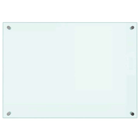 Vidaxl spatscherm keuken 70x50 cm gehard glas wit