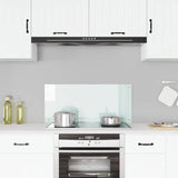 Vidaxl spatscherm keuken 90x40 cm gehard glas melkwit
