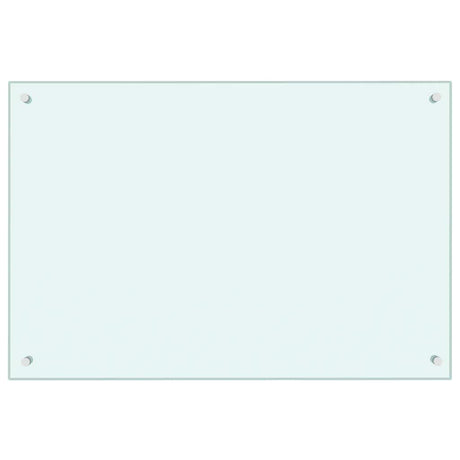 Vidaxl spatscherm keuken 90x60 cm gehard glas wit