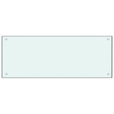 Vidaxl spatscherm keuken 100x40 cm gehard glas wit
