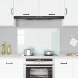 Vidaxl spatscherm keuken 100x60 cm gehard glas wit