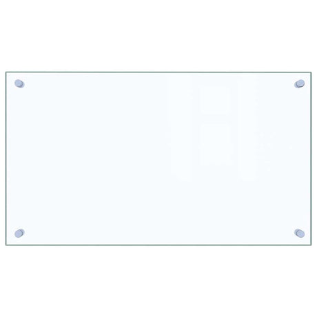 Vidaxl spatscherm keuken 70x40 cm gehard glas transparant