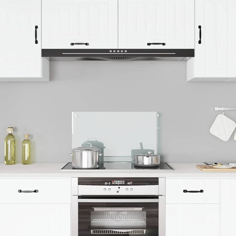 Vidaxl spatscherm keuken 70x40 cm gehard glas transparant