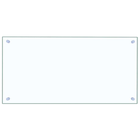 Vidaxl spatscherm keuken 80x40 cm gehard glas transparant