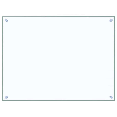 Vidaxl spatscherm keuken 80x60 cm gehard glas transparant