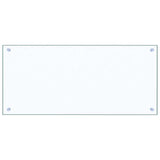 Vidaxl spatscherm keuken 90x40 cm gehard glas transparant