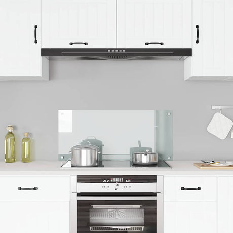 Vidaxl spatscherm keuken 90x40 cm gehard glas transparant