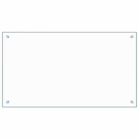 Vidaxl spatscherm keuken 90x50 cm gehard glas transparant