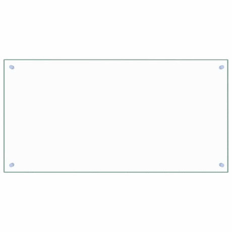Vidaxl spatscherm keuken 100x50 cm gehard glas transparant