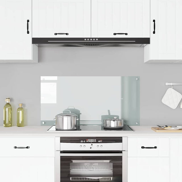Vidaxl spatscherm keuken 100x50 cm gehard glas transparant