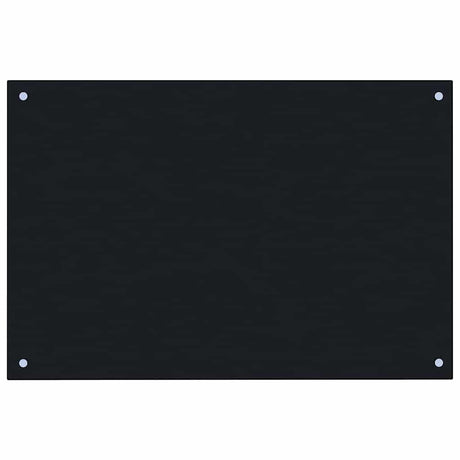 Vidaxl spatscherm keuken 90x50 cm gehard glas zwart