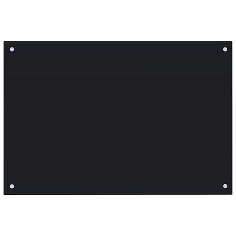 Vidaxl spatscherm keuken 90x60 cm gehard glas zwart