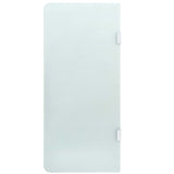 Vidaxl urinoirschot 90x40 cm gehard glas