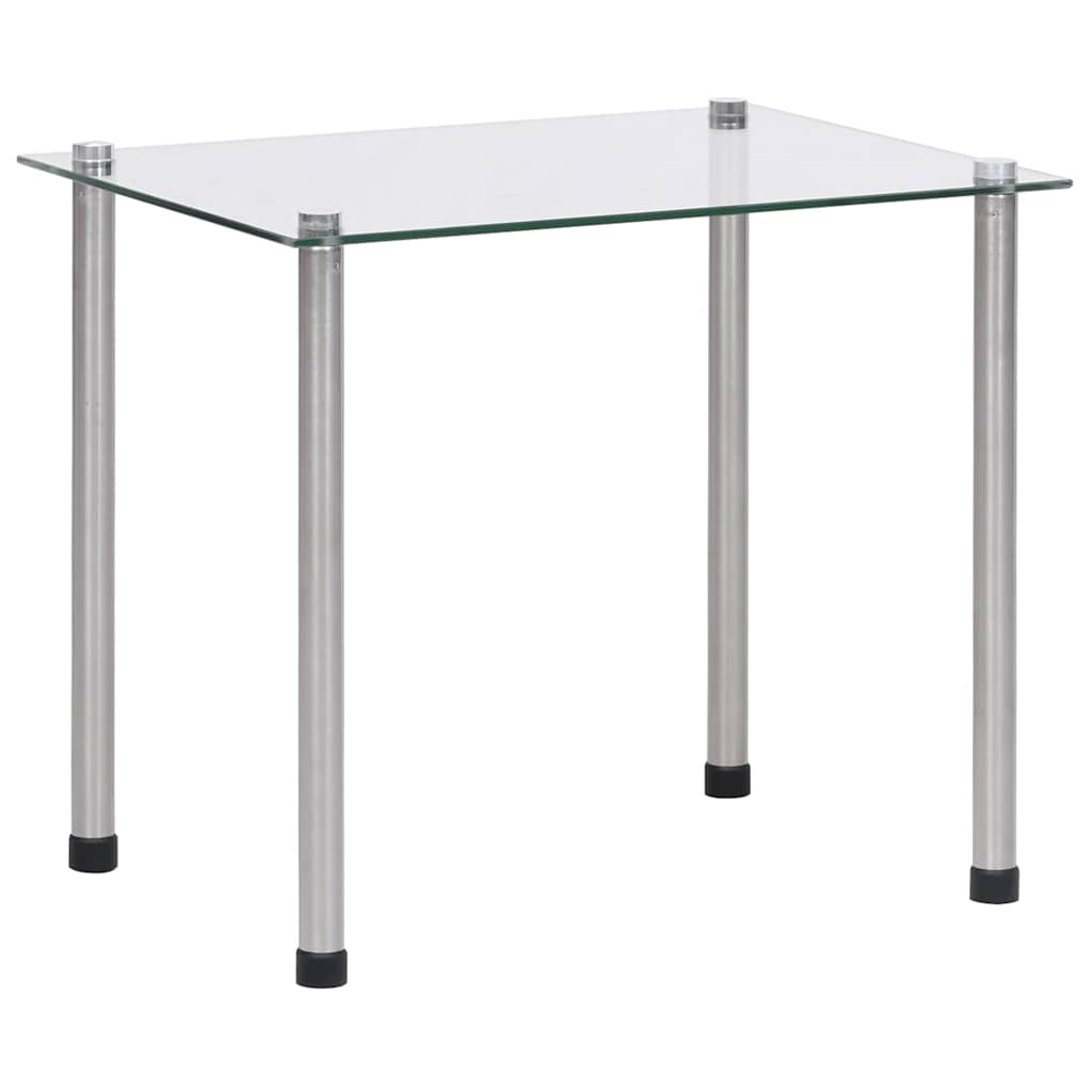 Vidaxl 3-delige tafeltjesset gehard glas transparant