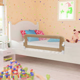 Vidaxl bedhekje peuter 120x42 cm polyester taupe