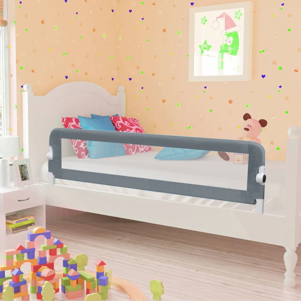 Vidaxl Bed Chart toddler 120x42 cm Polyester Gray