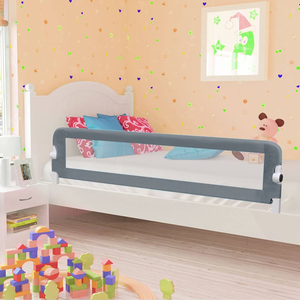 Vidaxl Bed Chart toddler 180x42 cm Polyester Gray