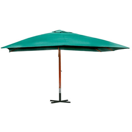 Vidaxl flytende parasol 300x400 cm grønn