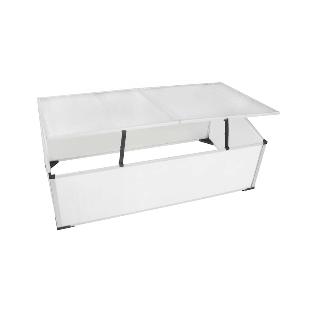 Vidaxl koude bak met 2 deksels 110x55x41 cm