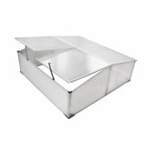 Vidaxl koude bak met 4 deksels 108x110x41 cm