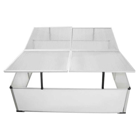 Vidaxl koude bak met 4 deksels 108x110x41 cm