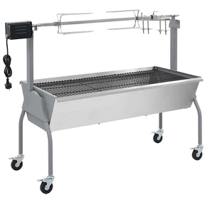 Vidaxl draaispit barbecue met elektrische motor