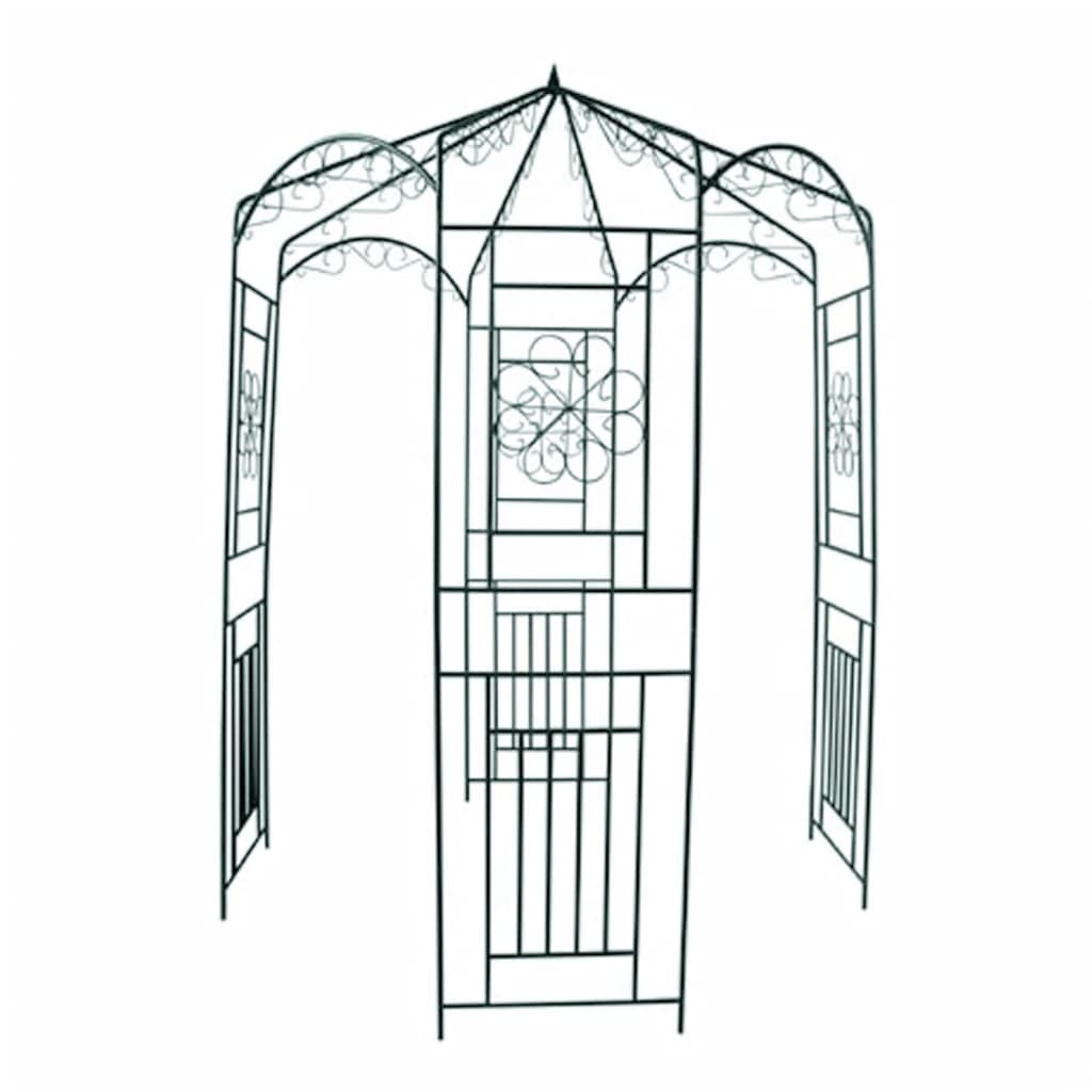 Vidaxl Garden Arch 250 cm ciemnozielony