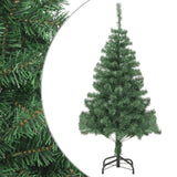 Vidaxl kunstkerstboom avec des branches standard en acier 910 210 cm