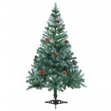 Vidaxl kunstkerstboom met dennenappels 150 cm