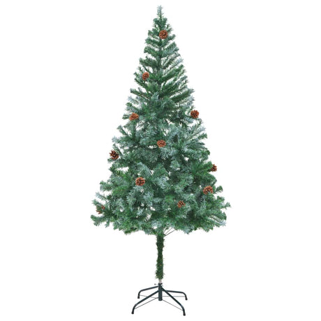 Vidaxl kunstkerstboom met dennenappels 180 cm