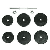 Vidaxl 9-delige halterset 15 kg