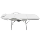 Vidaxl behandelingsstoel voor gezicht 185x78x76 cm kunstleer wit