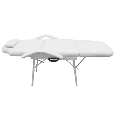 Vidaxl behandelingsstoel voor gezicht 185x78x76 cm kunstleer wit