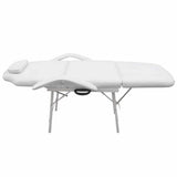 Vidaxl behandelingsstoel voor gezicht 185x78x76 cm kunstleer wit